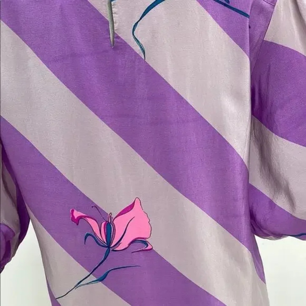 Valentino Vintage Silk Sheath Dress size 8 - Picture 9 of 10